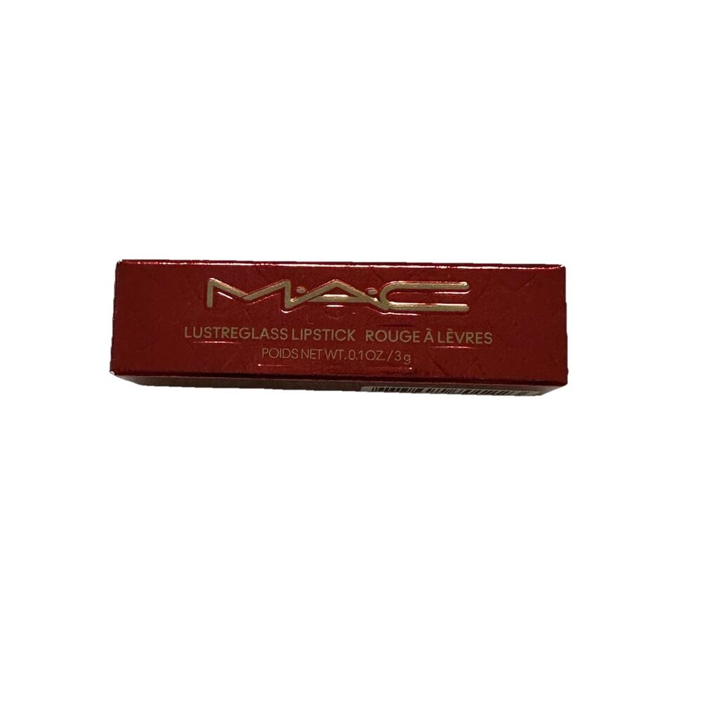 MAC Cosmetics Lovestruck Luck Lustreglass Lipstick SWEETER CINNAMON NIB FS